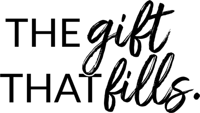The Gift that Fills wordmark