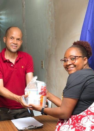 Jose receiving medication and treatment.